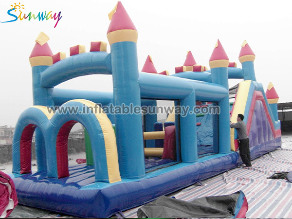 Inflatable obstacle game
